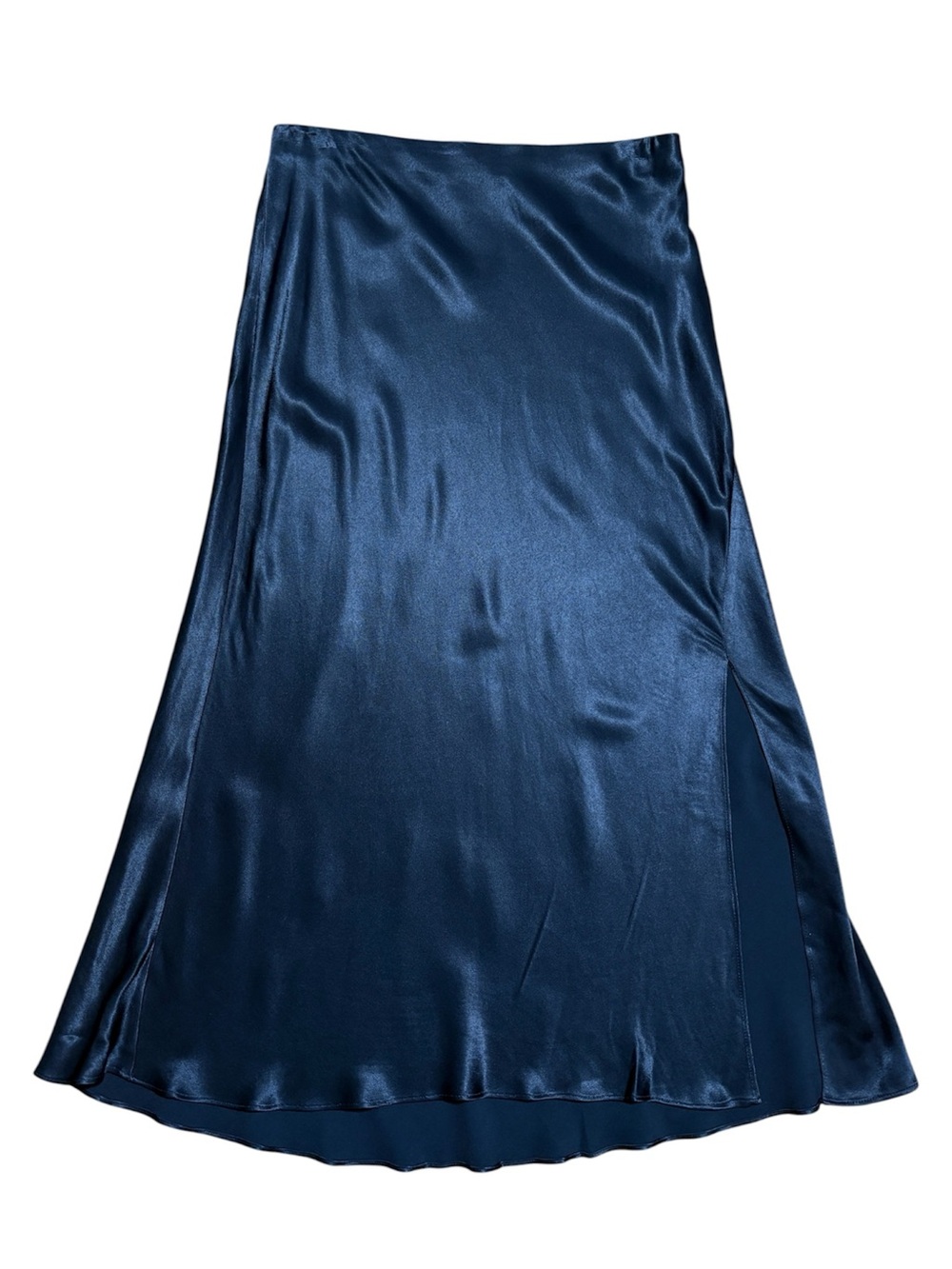 Rails Maya Satin Slip Skirt In Black Sz Medium